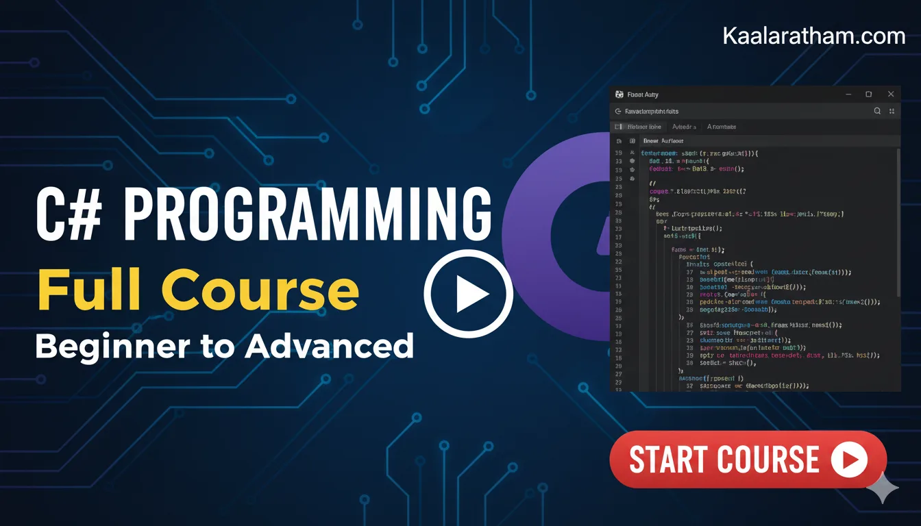 C# Programming Full Course in Tamil